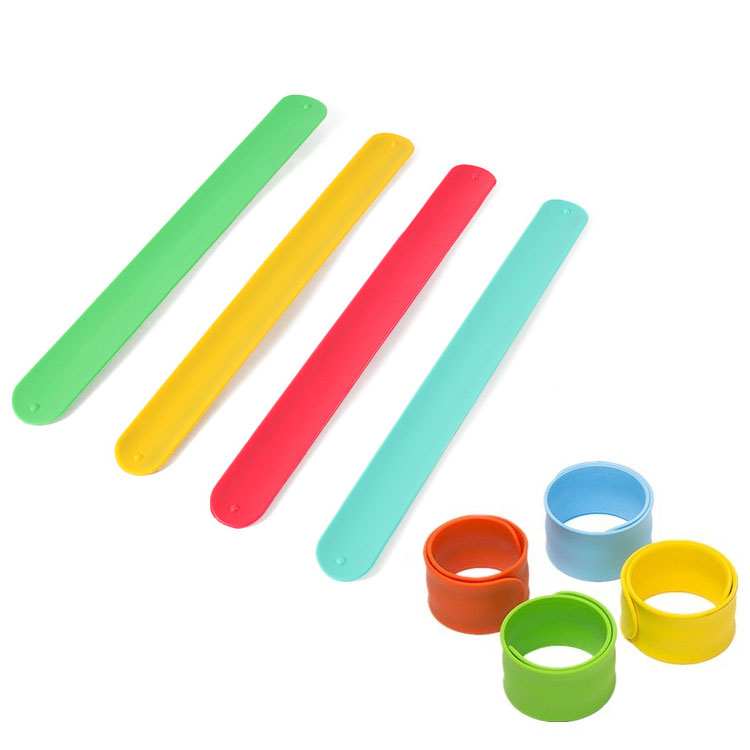 custom printed slap bracelets